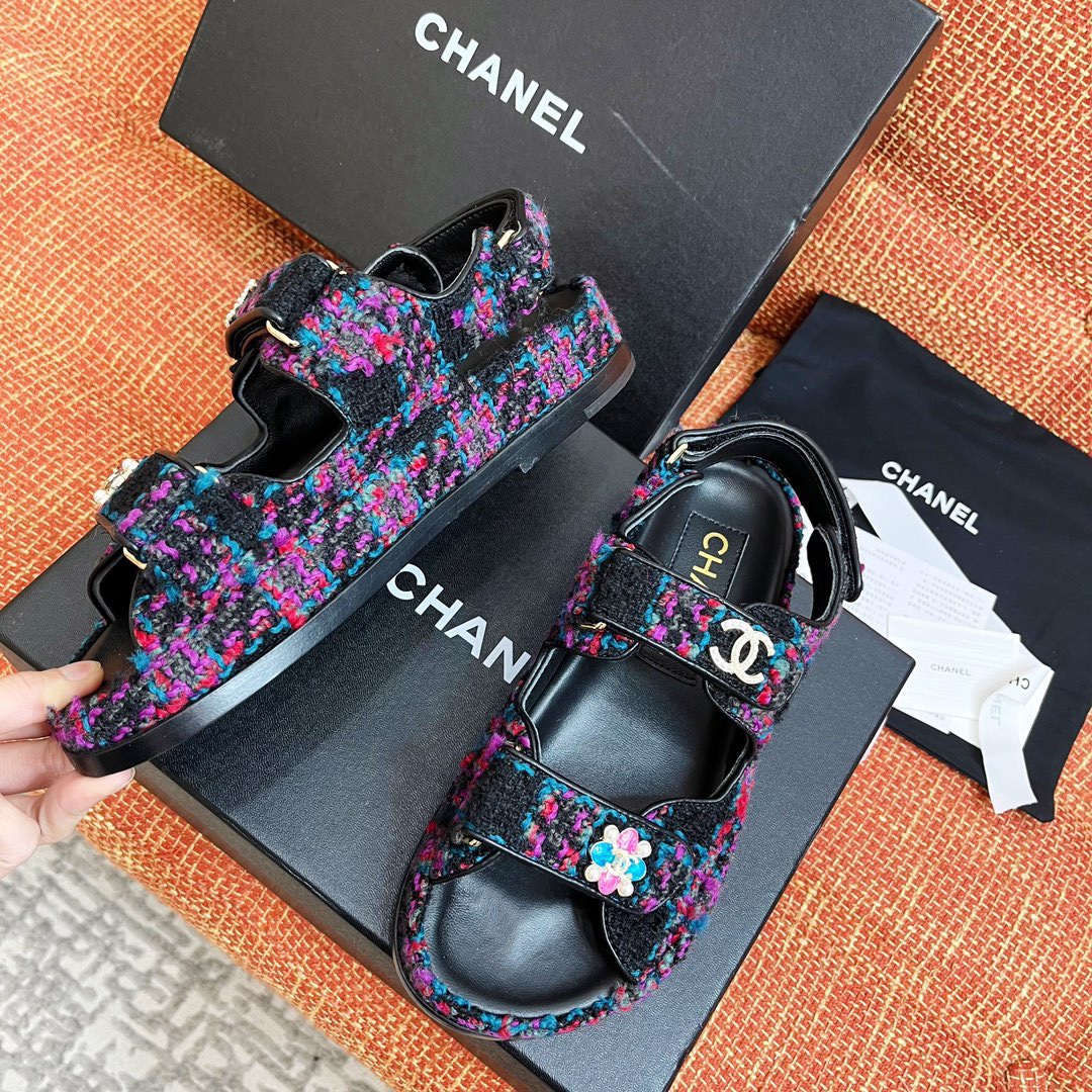 Chanel 2033 New Velcro Sandals - Image 2