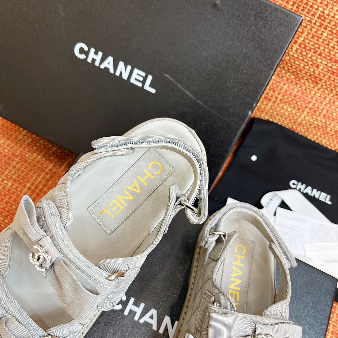 Chanel 2033 New Velcro Sandals - Image 7