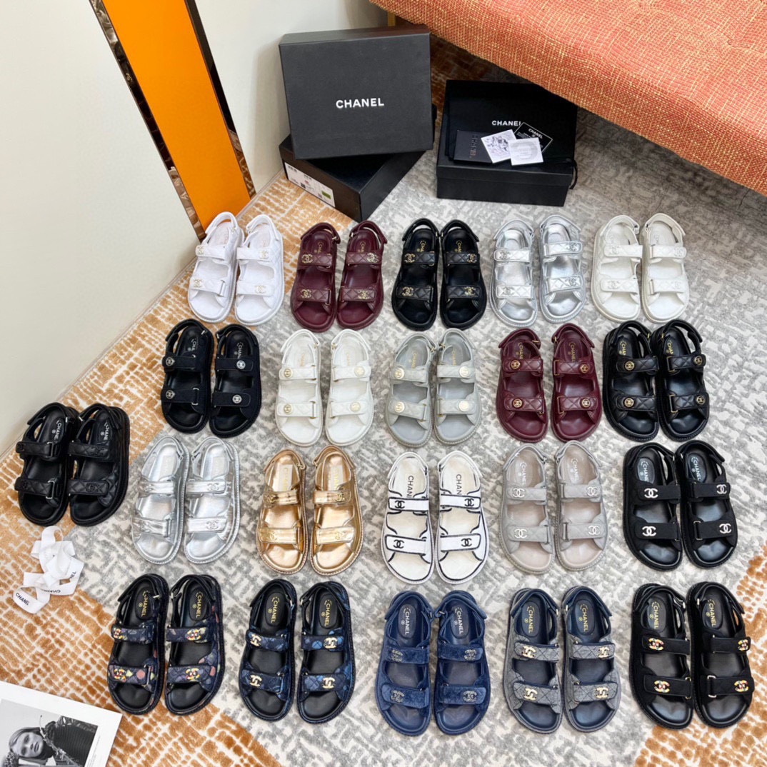 Chanel 2033 New Velcro Sandals Collection - Image 2