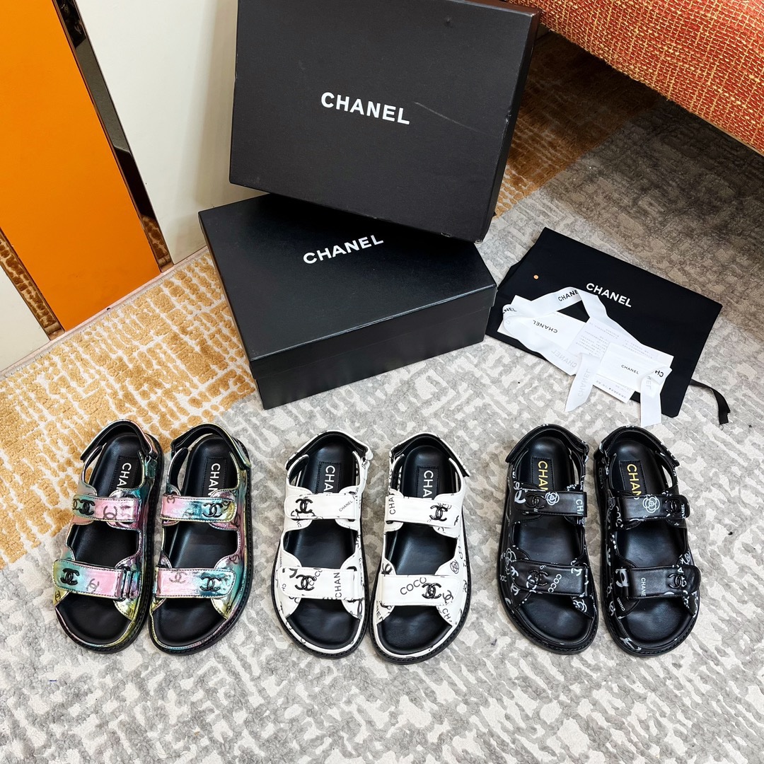 Chanel 2033 New Velcro Sandals Collection - Image 5