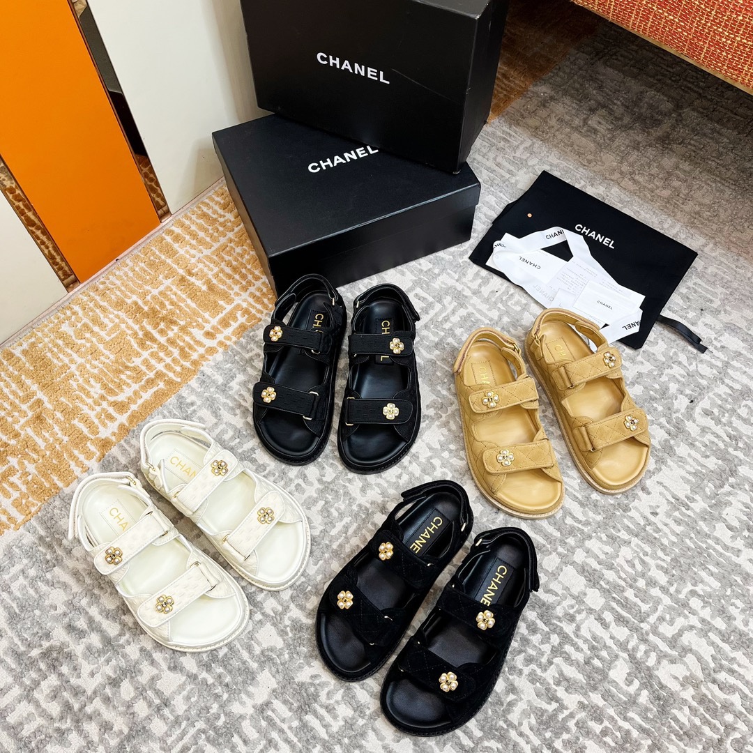 Chanel 2033 New Velcro Sandals Collection - Image 6