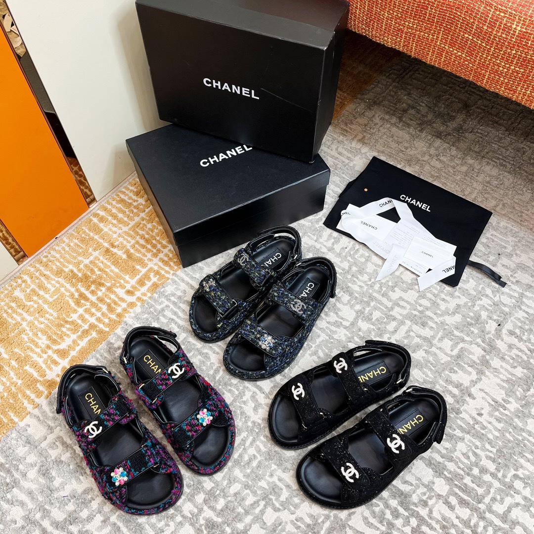 Chanel 2033 New Velcro Sandals Collection - Image 7