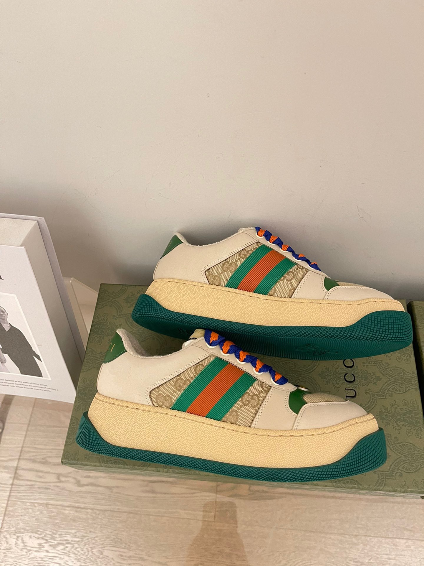 Gucci 2023 Thick-soled Dirty Shoes for Couples - Image 6