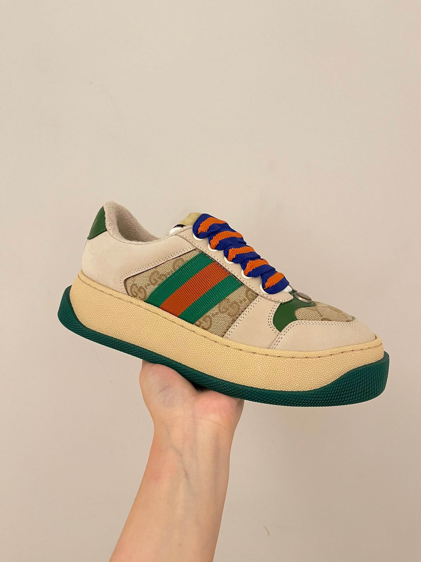 Gucci 2023 Thick-soled Dirty Shoes for Couples - Image 7