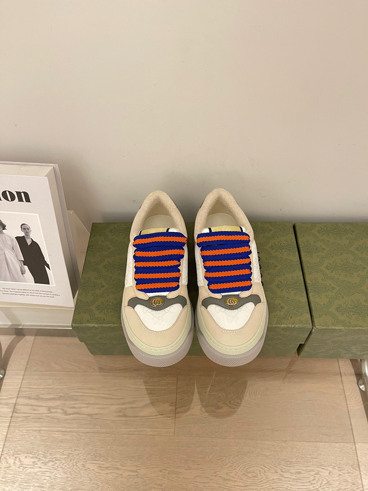 Gucci 2023 Thick-soled Dirty Shoes for Couples - Image 2