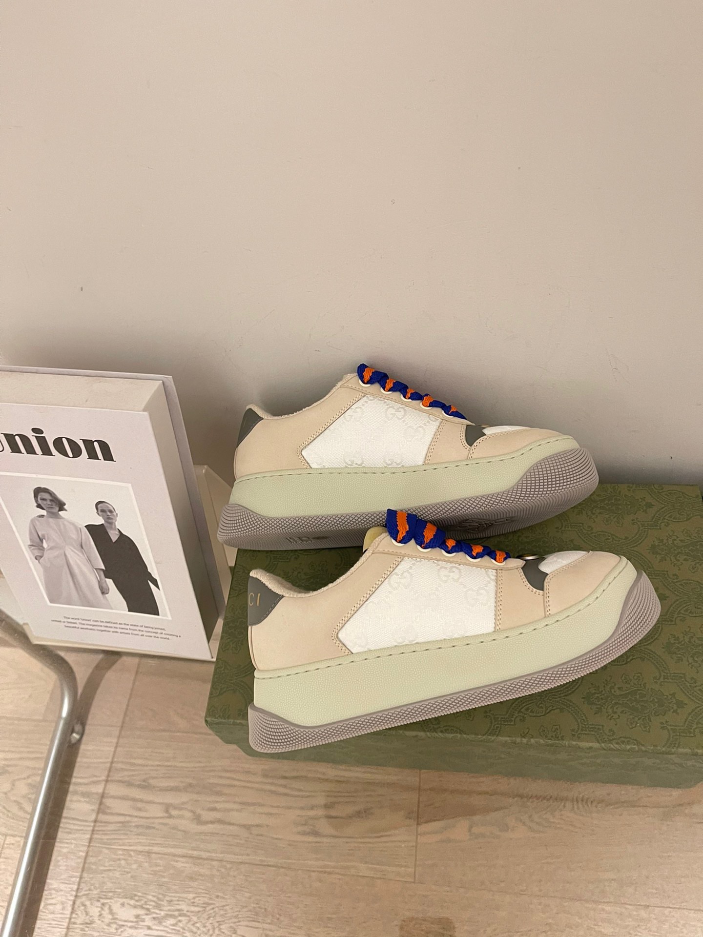 Gucci 2023 Thick-soled Dirty Shoes for Couples - Image 5