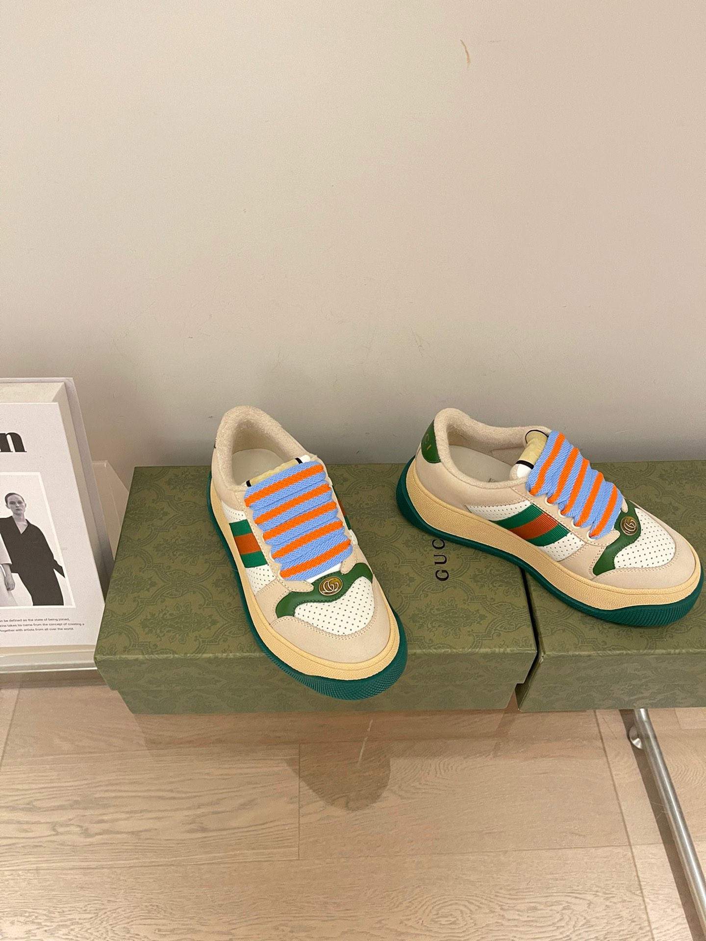 Gucci 2023 Thick-soled Dirty Shoes for Couples - Image 3