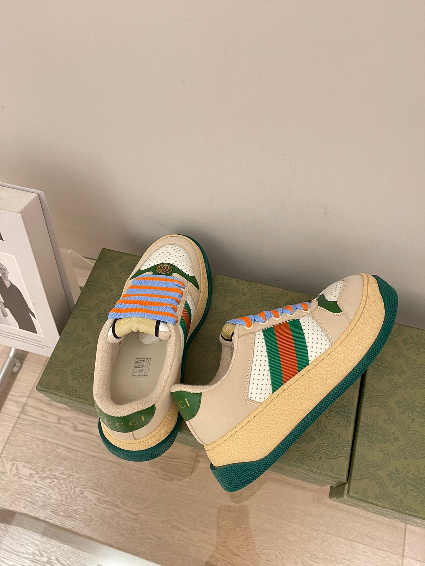 Gucci 2023 Thick-soled Dirty Shoes for Couples - Image 5