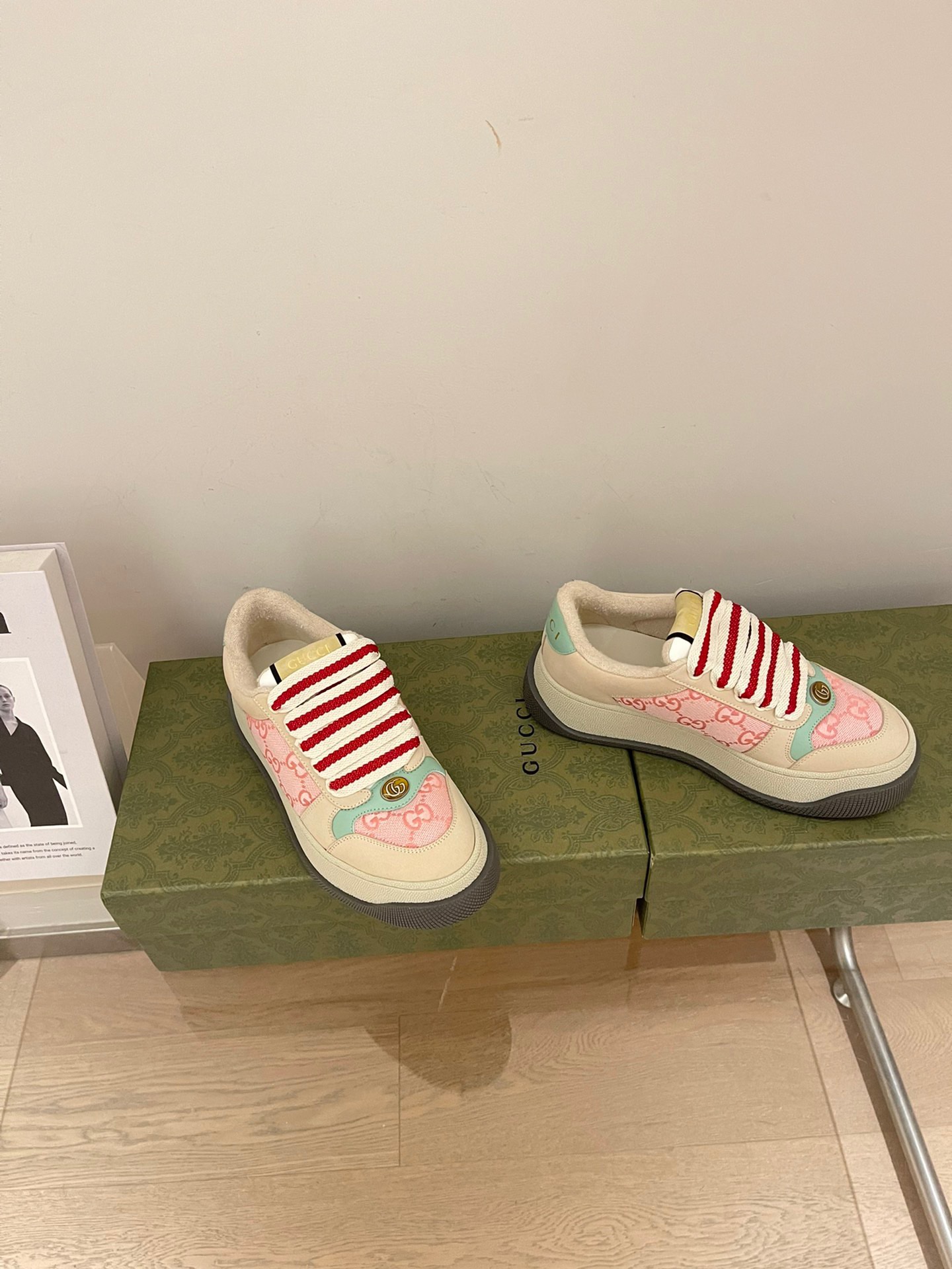 Gucci 2023 Thick-soled Dirty Shoes for Couples - Image 4