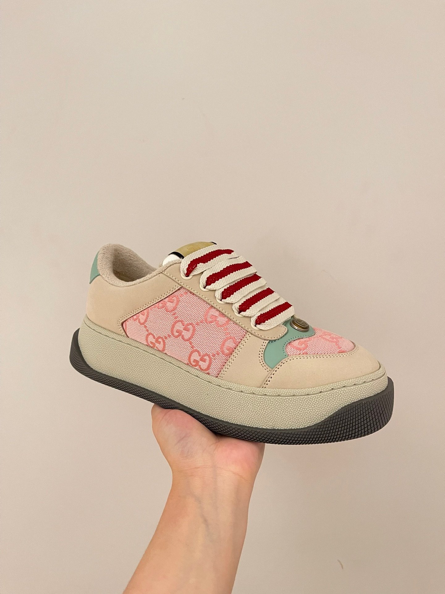 Gucci 2023 Thick-soled Dirty Shoes for Couples - Image 6