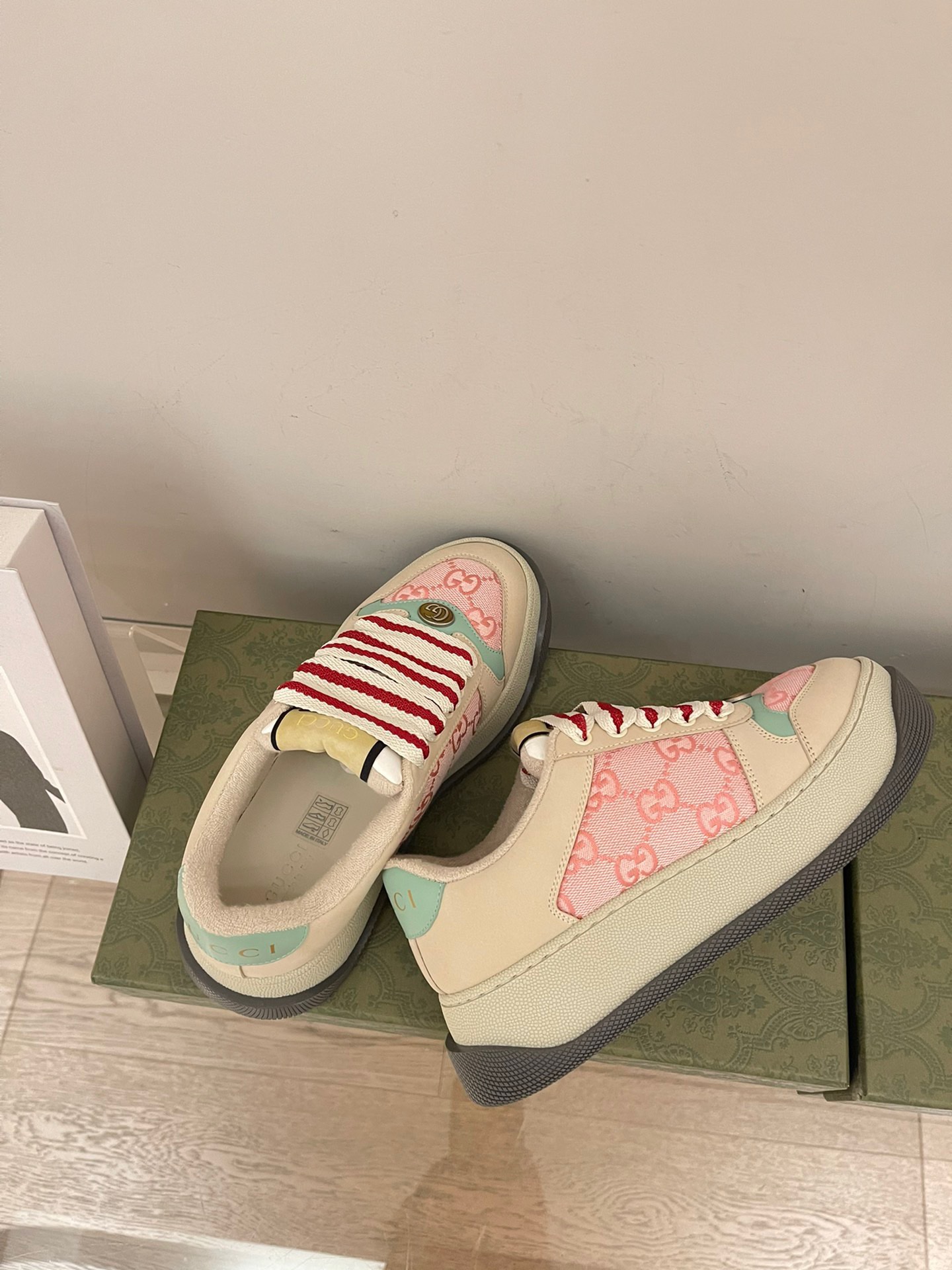 Gucci 2023 Thick-soled Dirty Shoes for Couples - Image 7