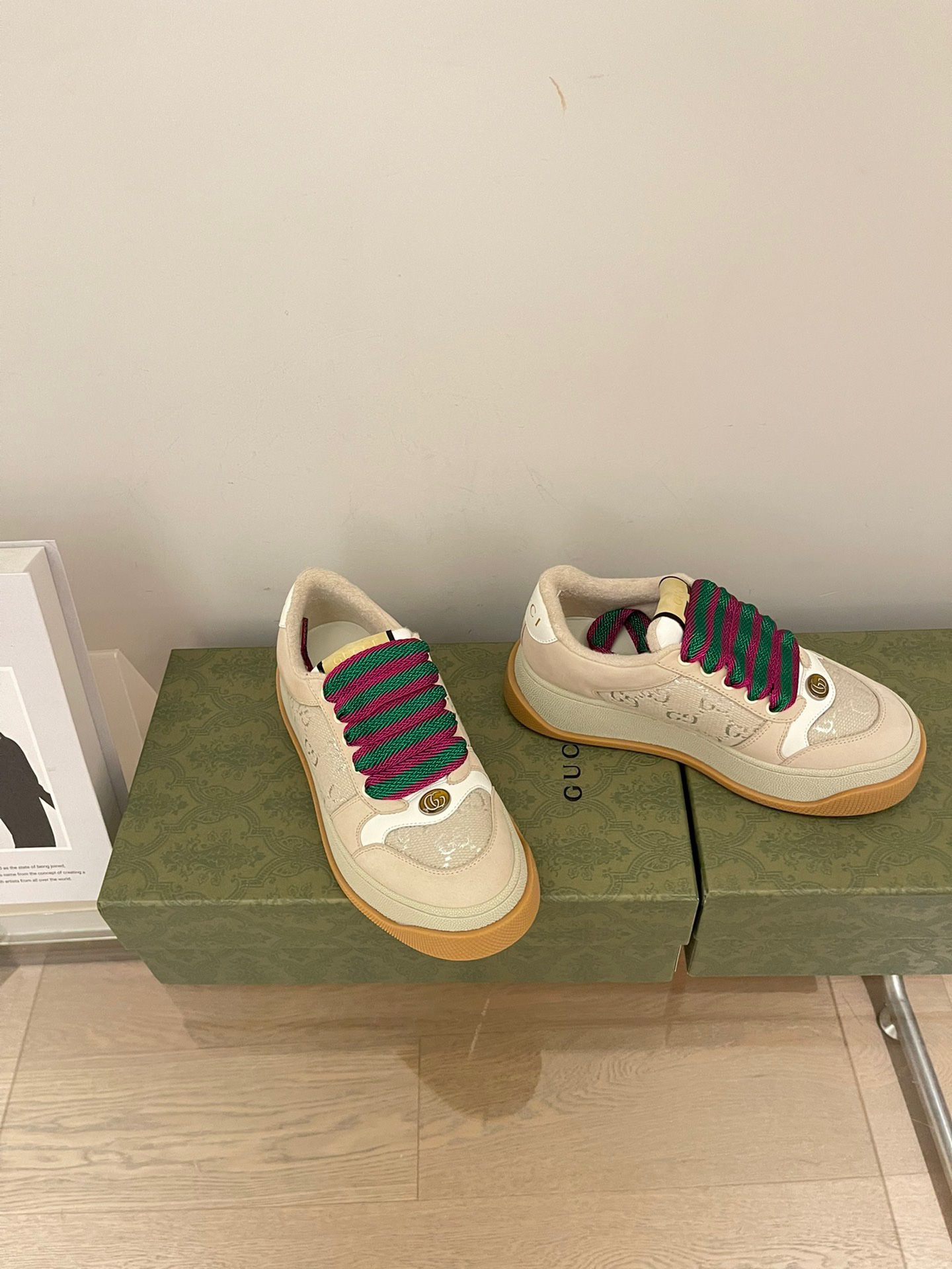 Gucci 2023 Thick-soled Dirty Shoes for Couples - Image 3