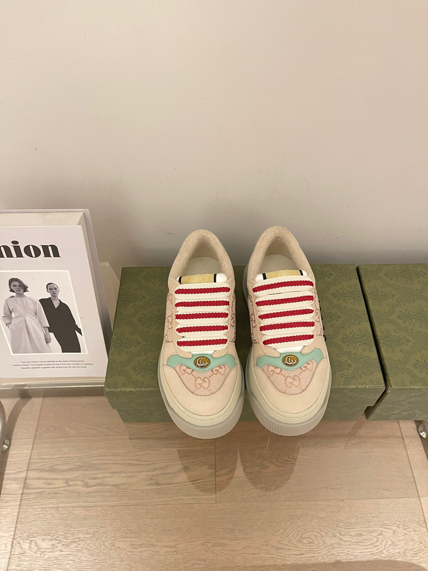 Gucci 2023 Thick-soled Dirty Shoes for Couples - Image 2