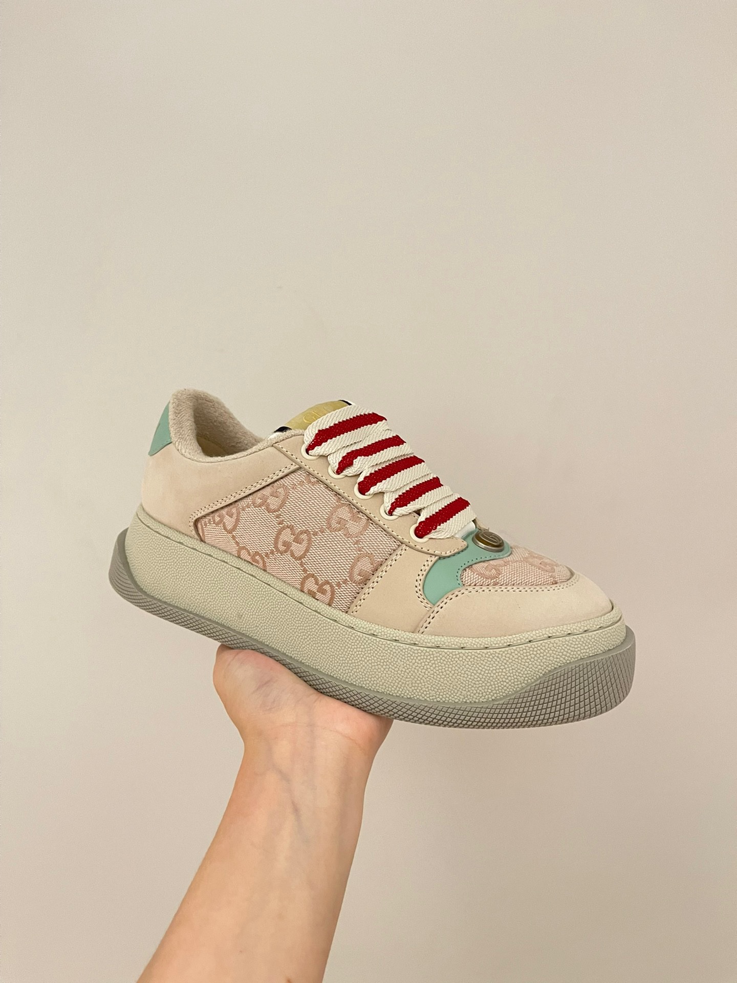 Gucci 2023 Thick-soled Dirty Shoes for Couples - Image 4