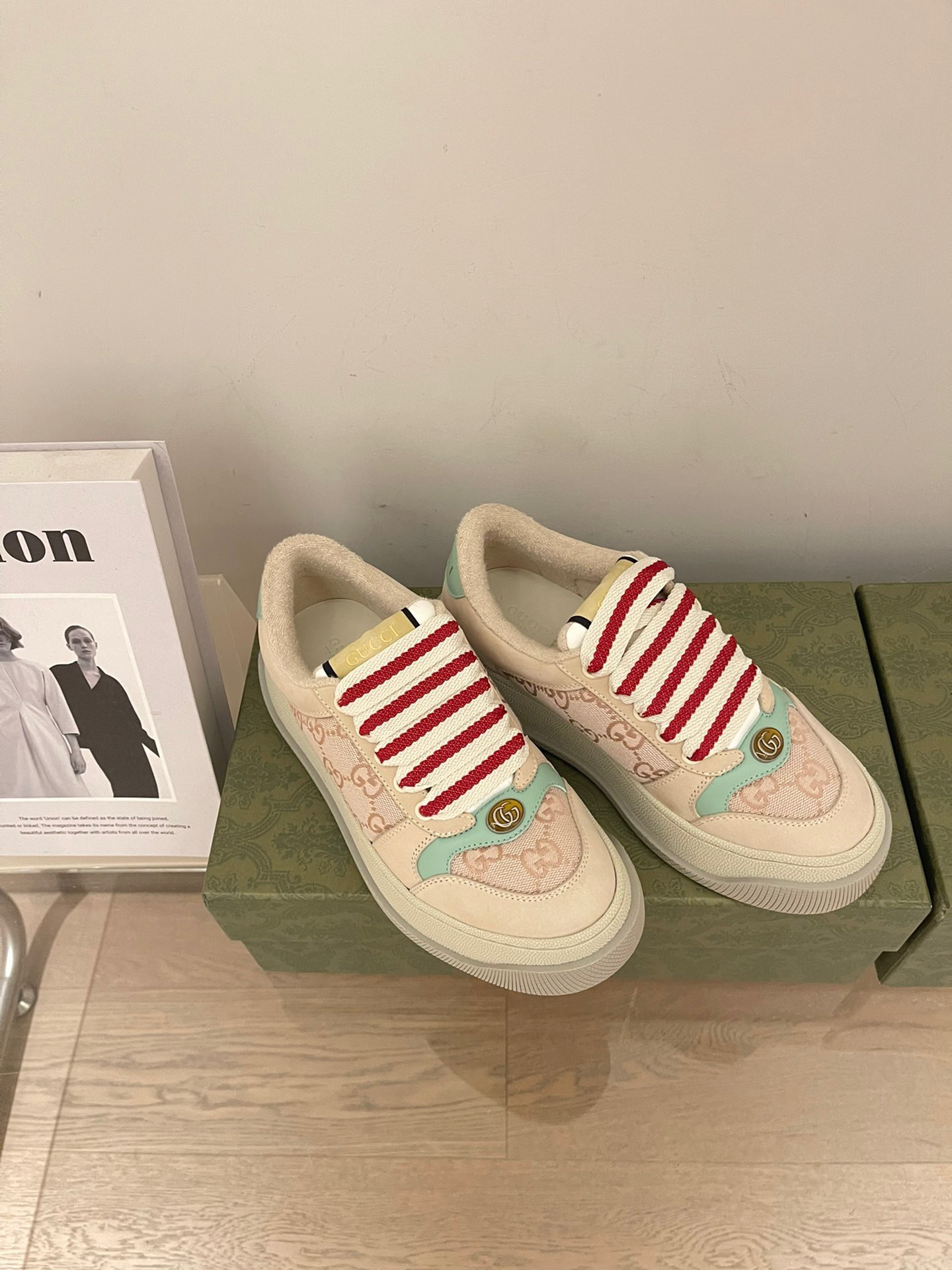 Gucci 2023 Thick-soled Dirty Shoes for Couples - Image 5