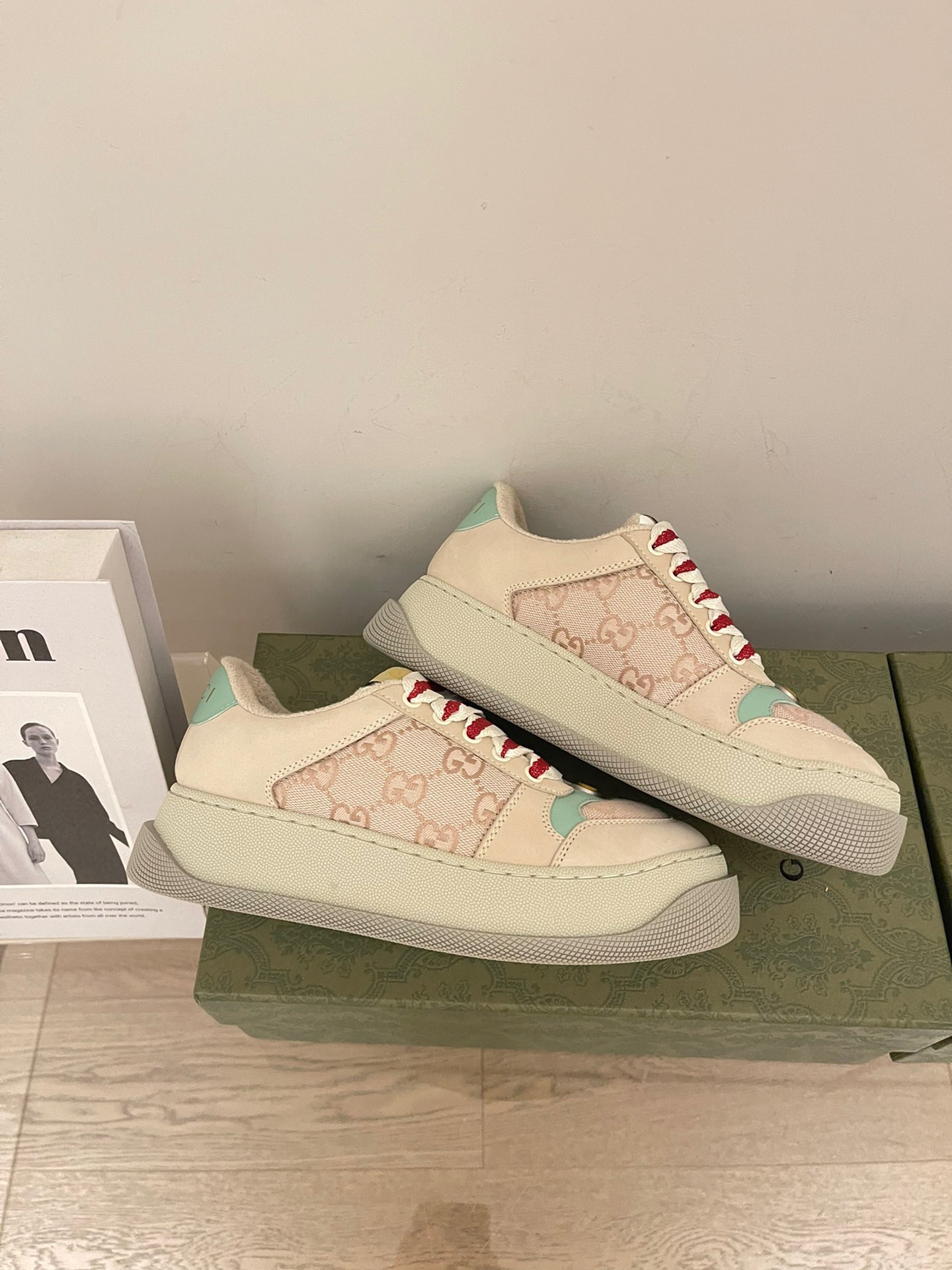 Gucci 2023 Thick-soled Dirty Shoes for Couples - Image 7