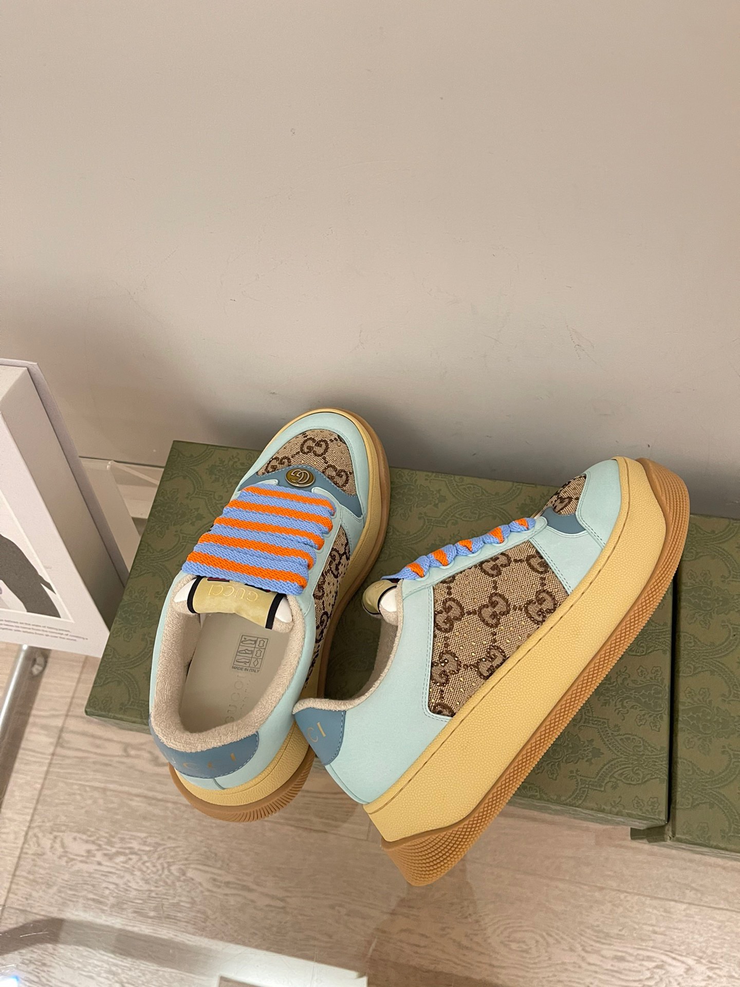 Gucci 2023 Thick-soled Dirty Shoes for Couples - Image 6