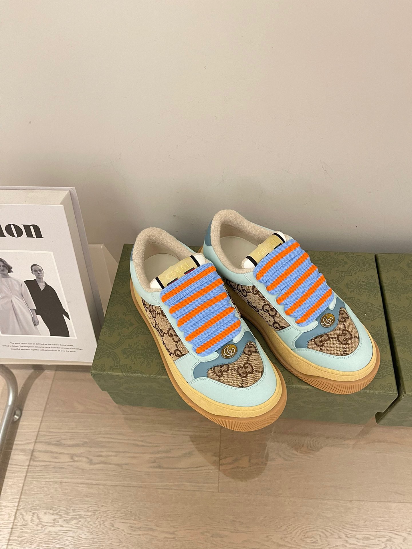 Gucci 2023 Thick-soled Dirty Shoes for Couples - Image 7