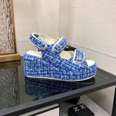 Chanel 2023 New Wedge Sandals