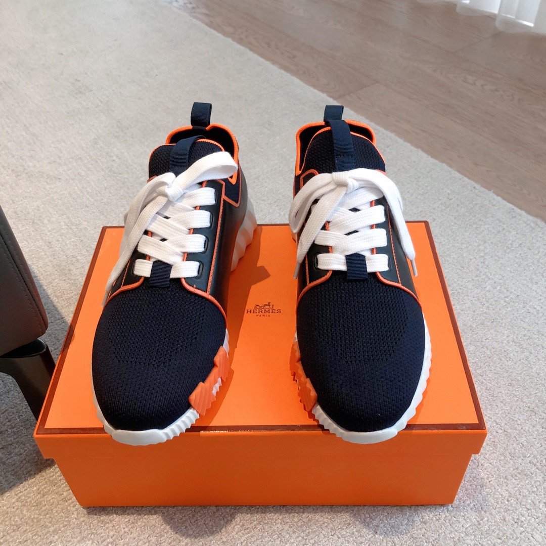 Hermes 2023 Classic Sneakers for Couples - Image 8