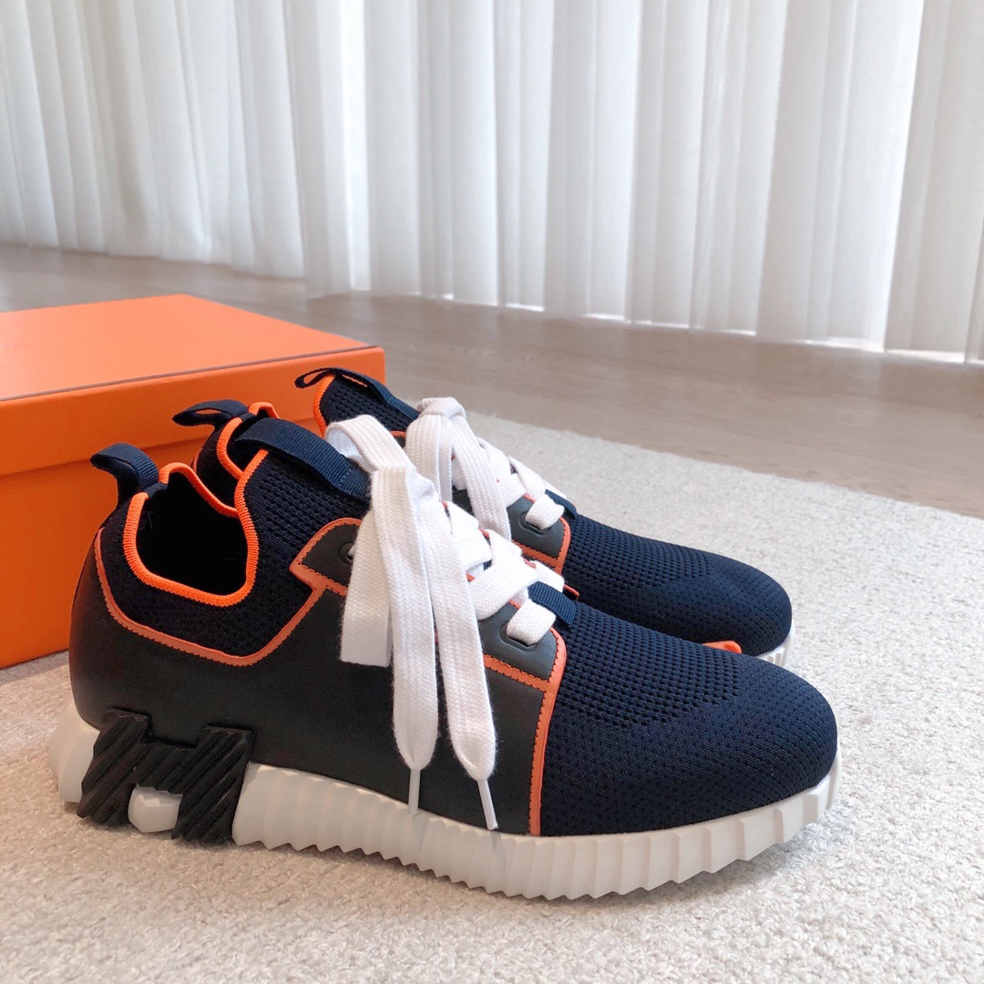 Hermes 2023 Classic Sneakers for Couples - Image 7