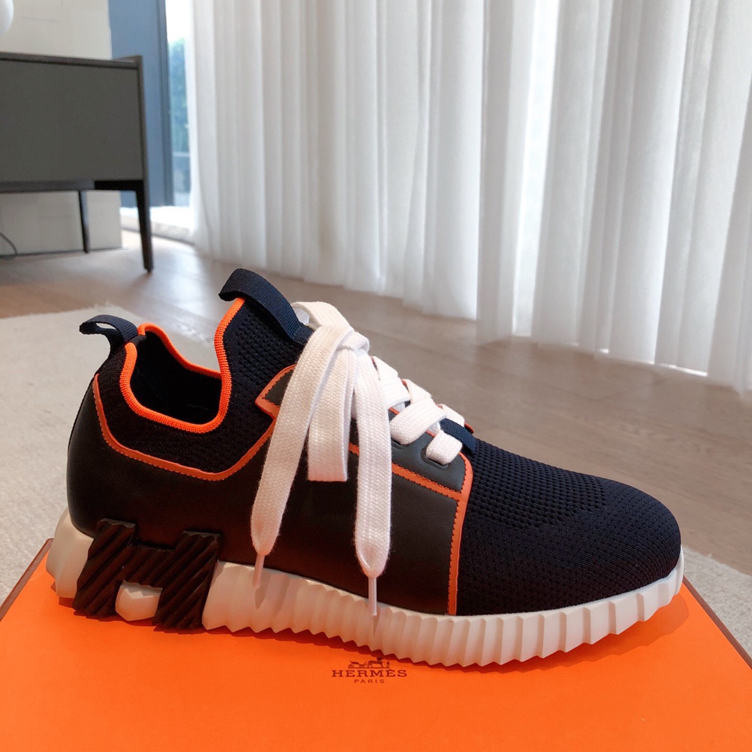 Hermes 2023 Classic Sneakers for Couples - Image 3