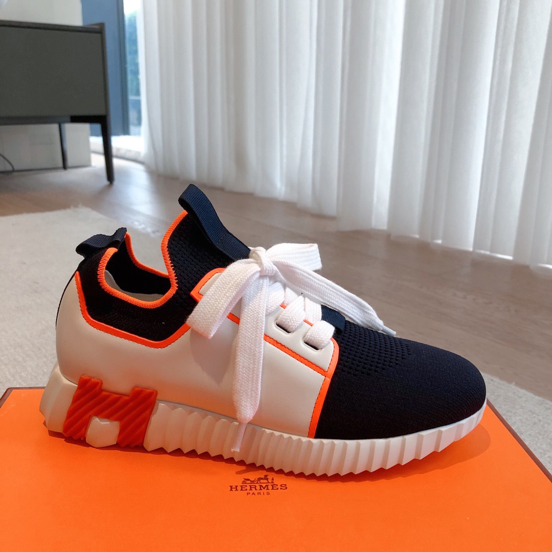 Hermes 2023 Classic Sneakers for Couples - Image 9