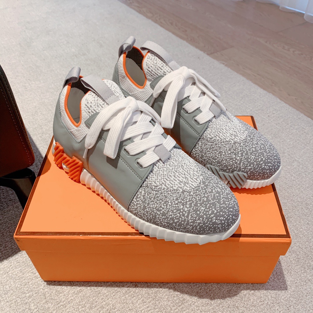 Hermes 2023 Classic Sneakers for Couples - Image 3