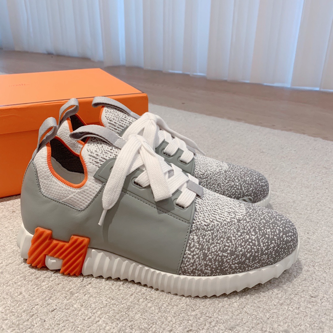 Hermes 2023 Classic Sneakers for Couples - Image 4