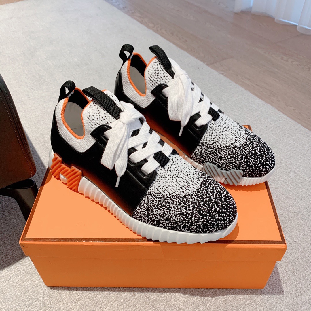 Hermes 2023 Classic Sneakers for Couples - Image 3