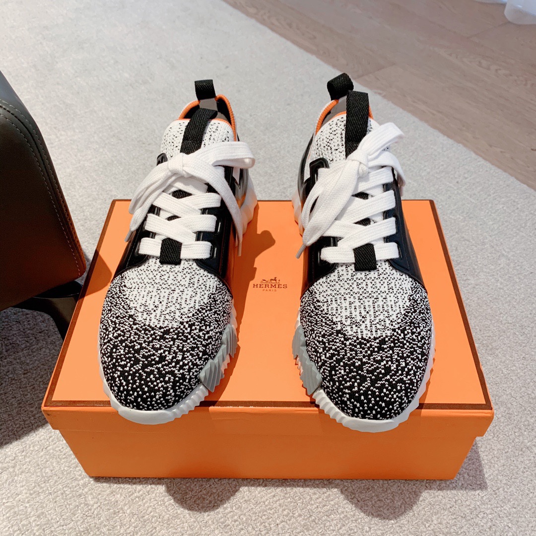 Hermes 2023 Classic Sneakers for Couples - Image 5