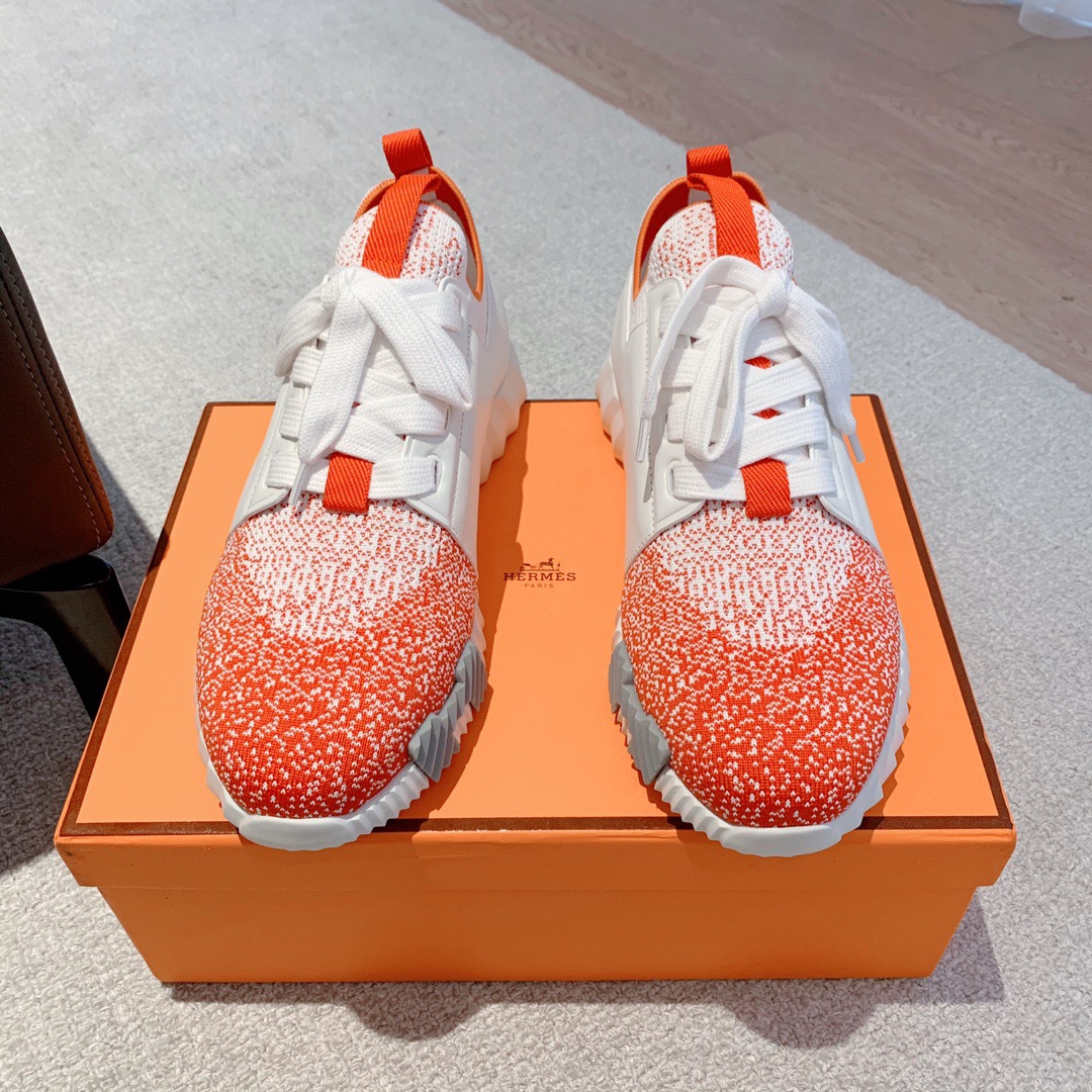 Hermes 2023 Classic Sneakers for Couples - Image 4