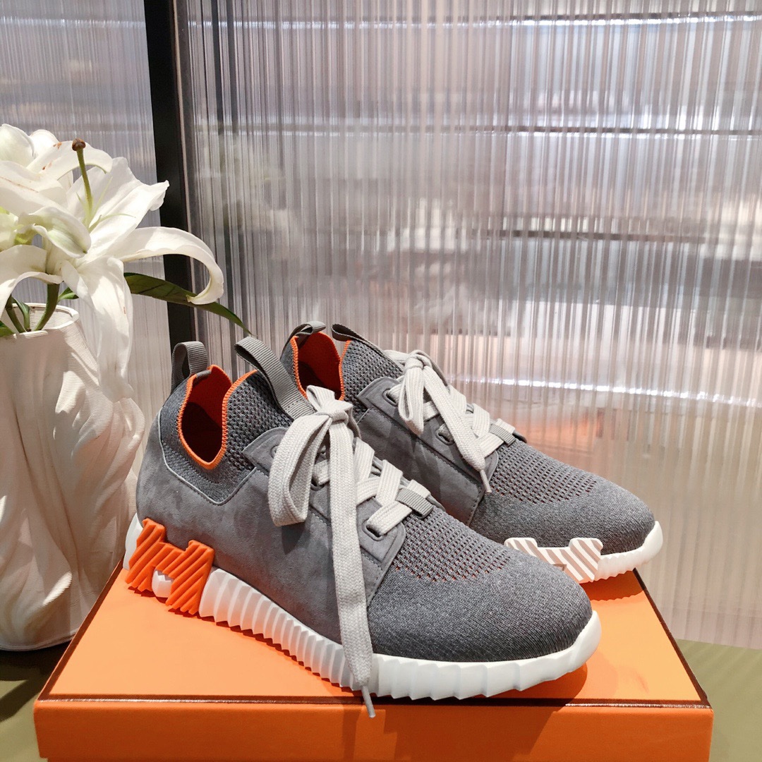 Hermes 2023 Classic Sneakers for Couples - Image 3