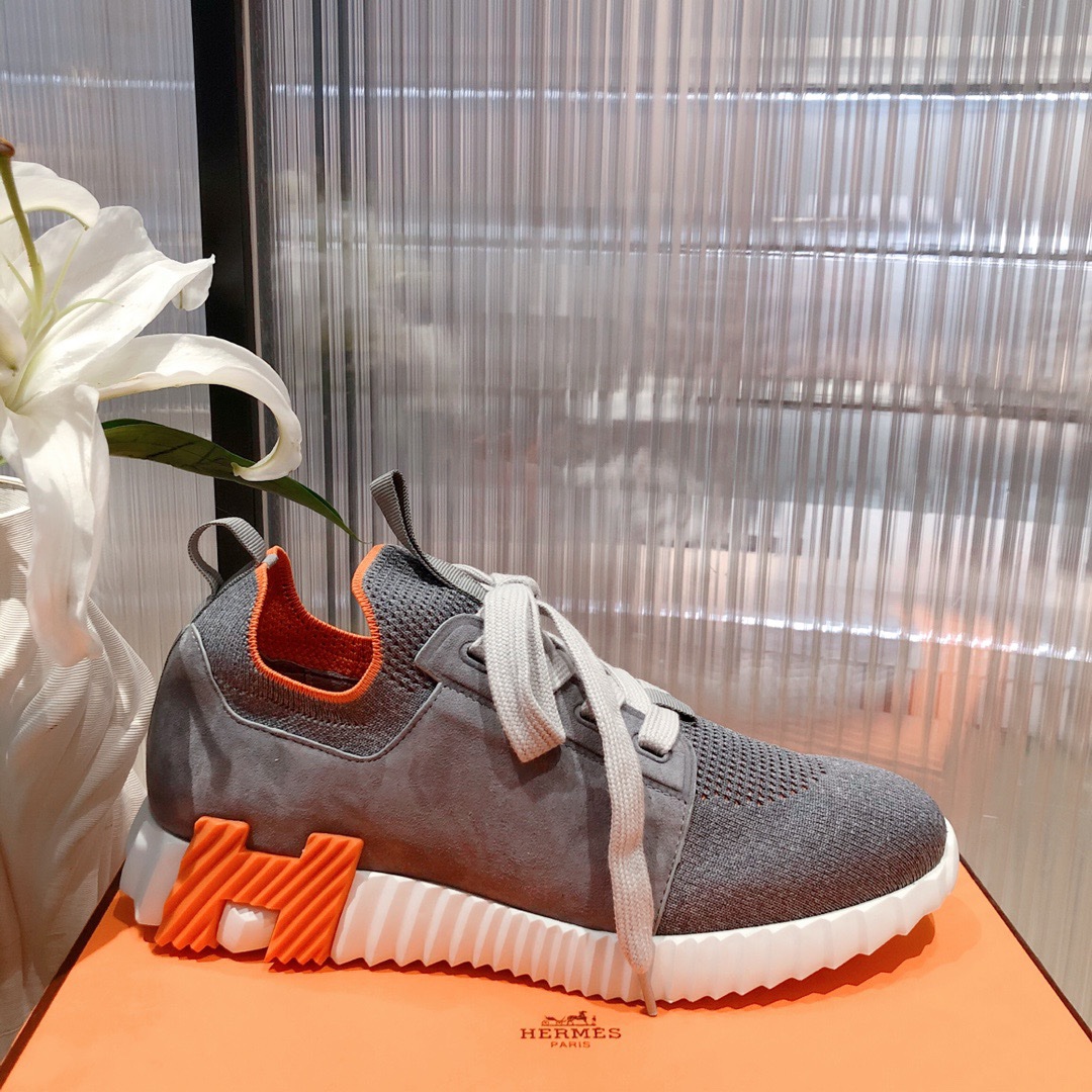 Hermes 2023 Classic Sneakers for Couples - Image 9