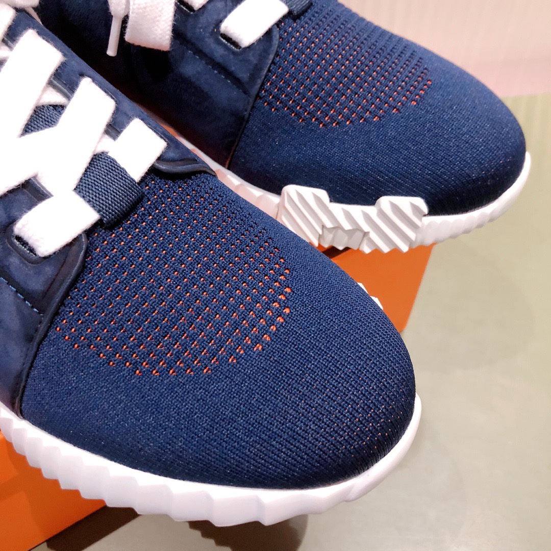 Hermes 2023 Classic Sneakers for Couples - Image 6