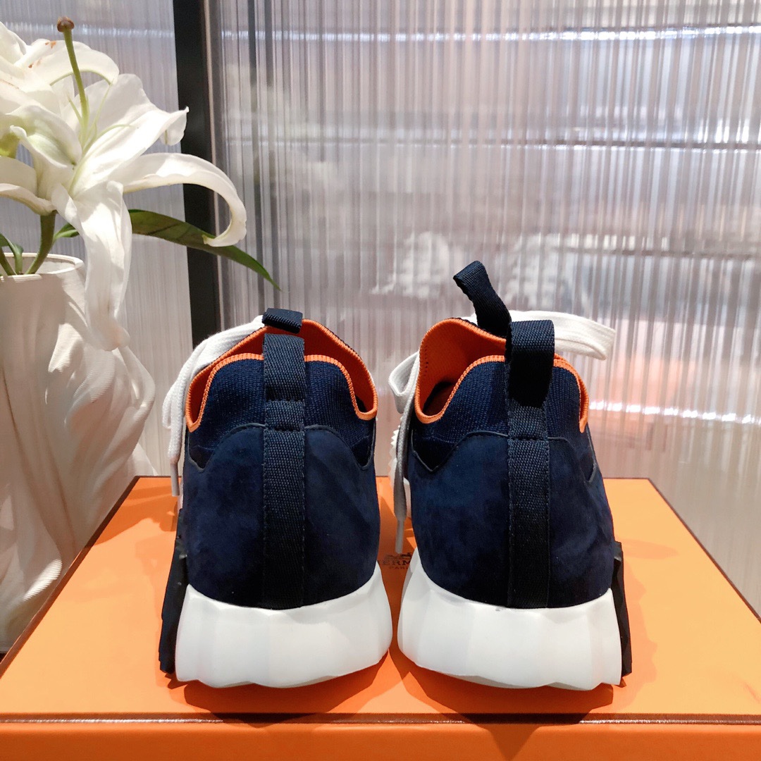 Hermes 2023 Classic Sneakers for Couples - Image 8