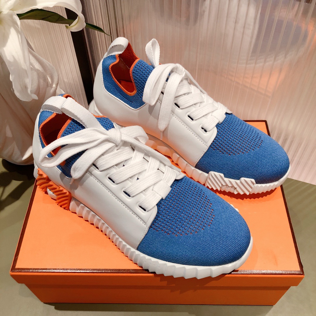 Hermes 2023 Classic Sneakers for Couples - Image 3