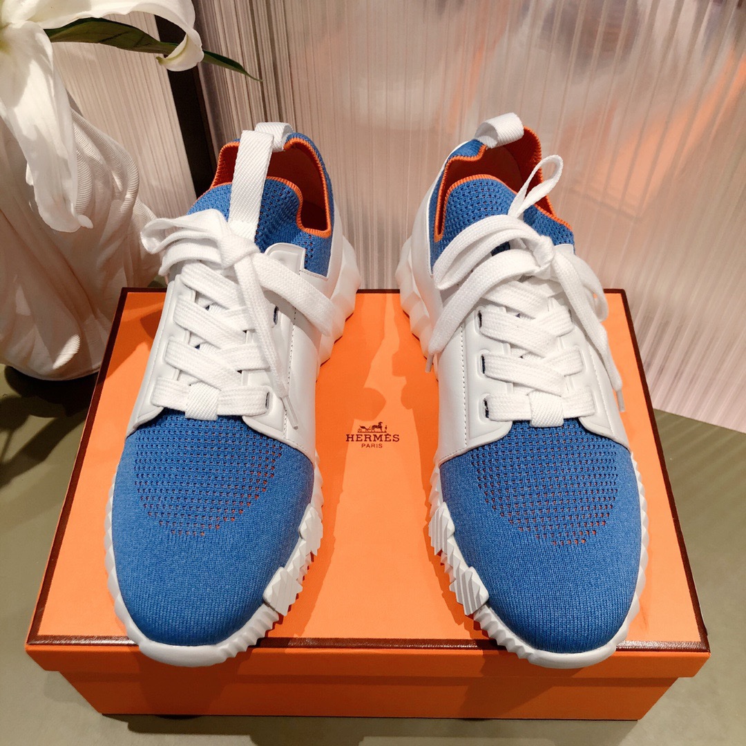 Hermes 2023 Classic Sneakers for Couples - Image 4