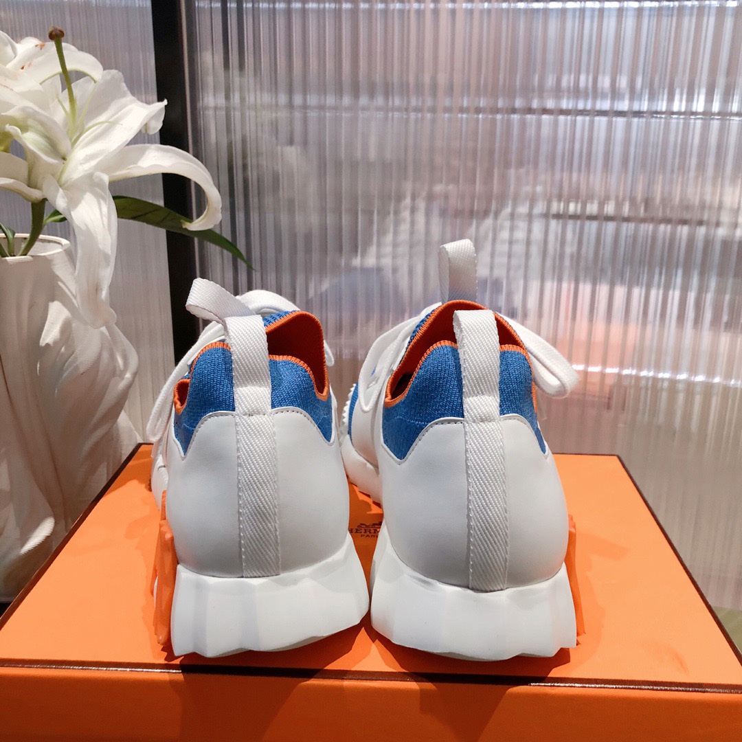 Hermes 2023 Classic Sneakers for Couples - Image 8