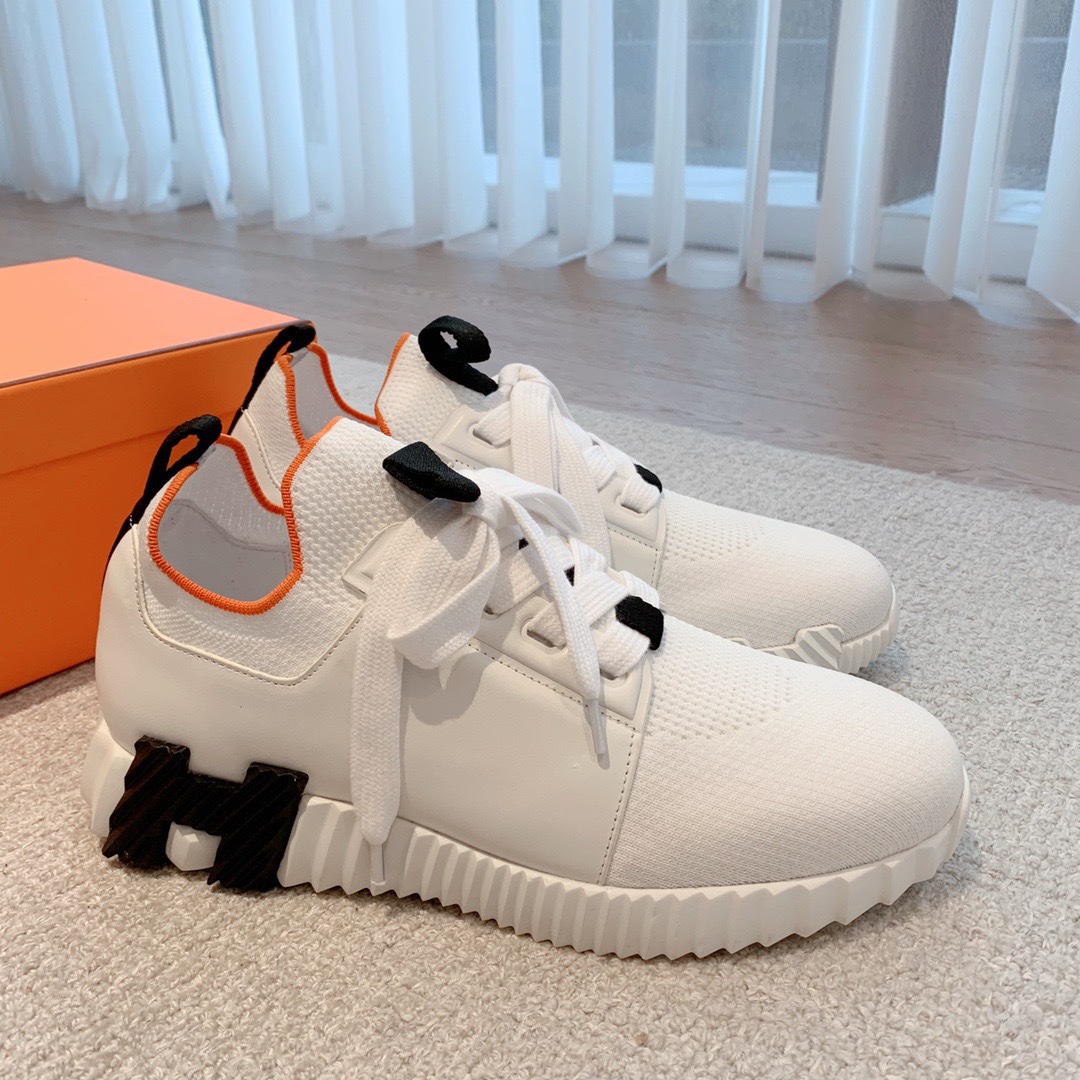 Hermes 2023 Classic Sneakers for Couples - Image 5