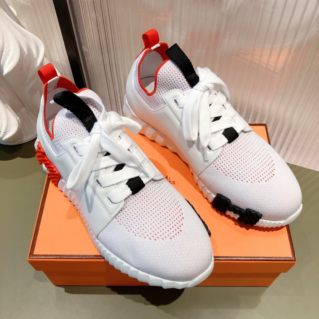 Hermes 2023 Classic Sneakers for Couples - Image 3