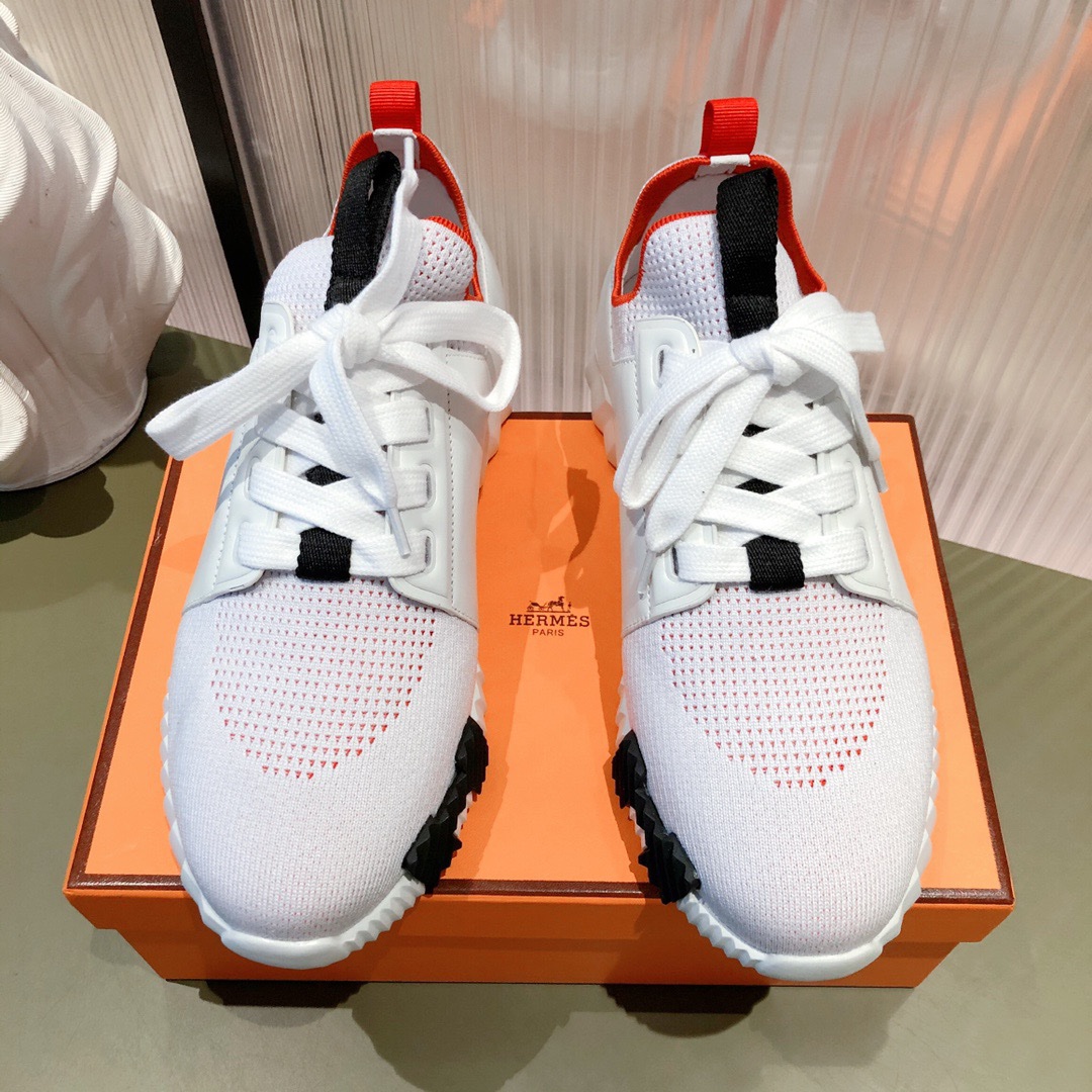 Hermes 2023 Classic Sneakers for Couples - Image 4