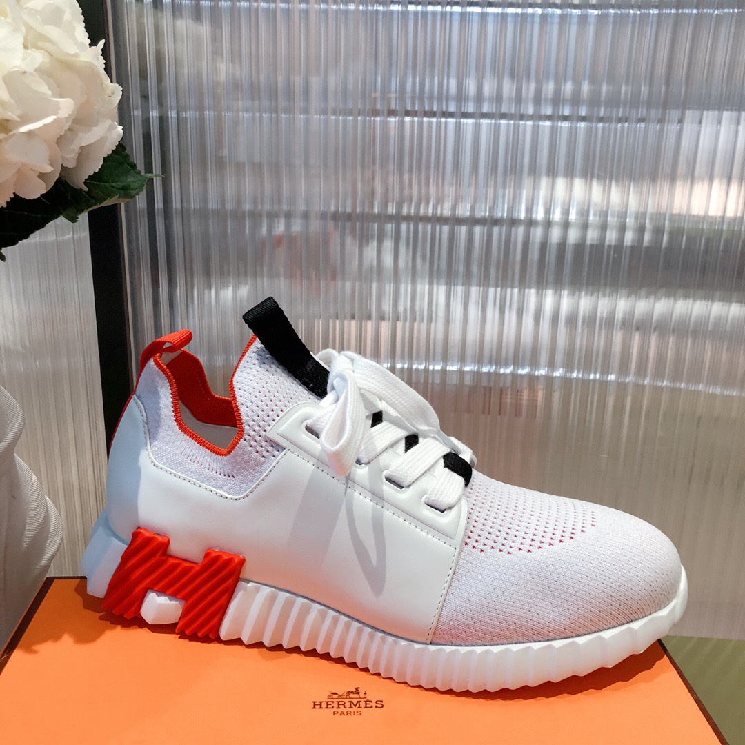 Hermes 2023 Classic Sneakers for Couples - Image 9