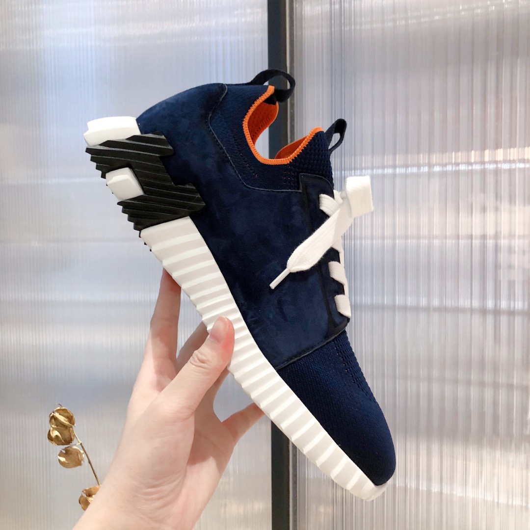 Hermes 2023 Classic Sneakers for Couples - Image 2