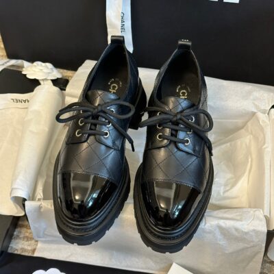 Chanel 2023 New Lace-up Loafers