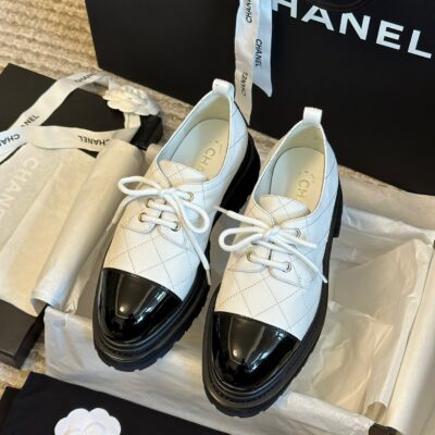 Chanel 2023 New Lace-up Loafers