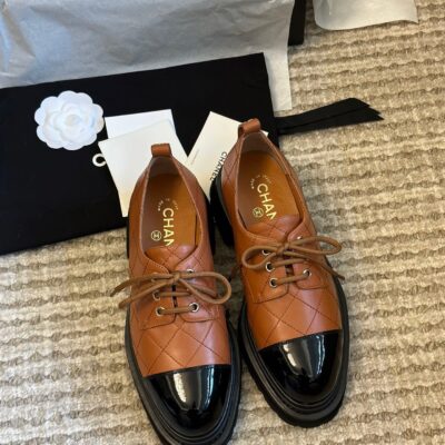Chanel 2023 New Lace-up Loafers