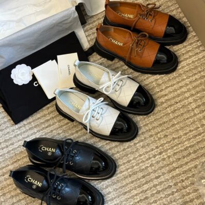 Chanel 2023 New Lace-up Loafers Collection