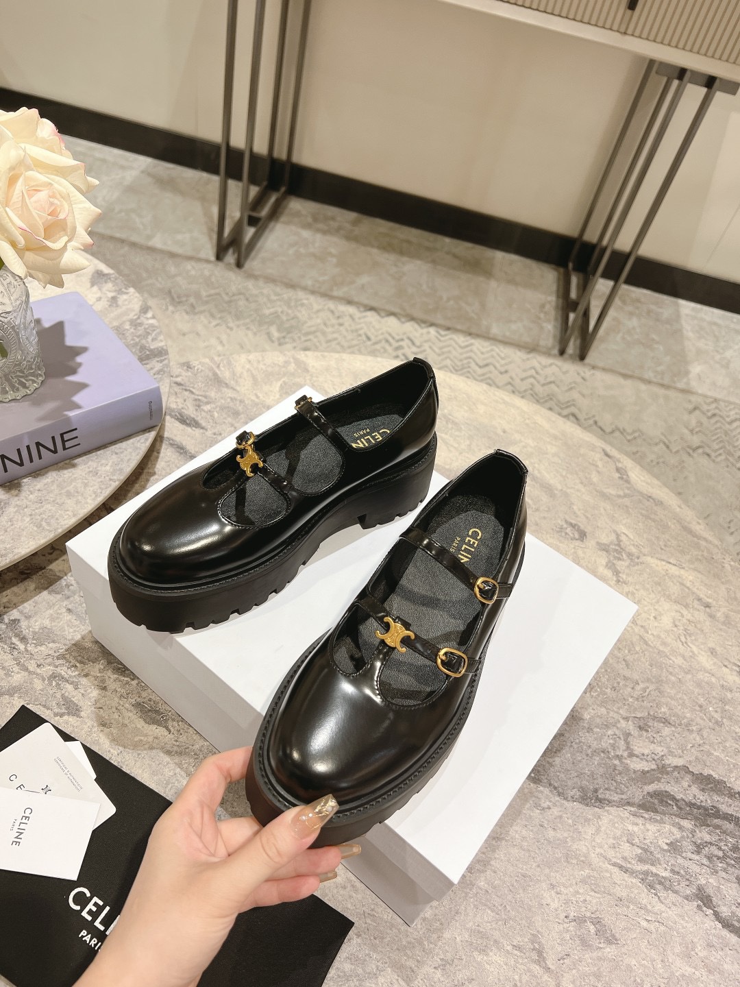 Celine 2023 New Retro Loafers - Image 8
