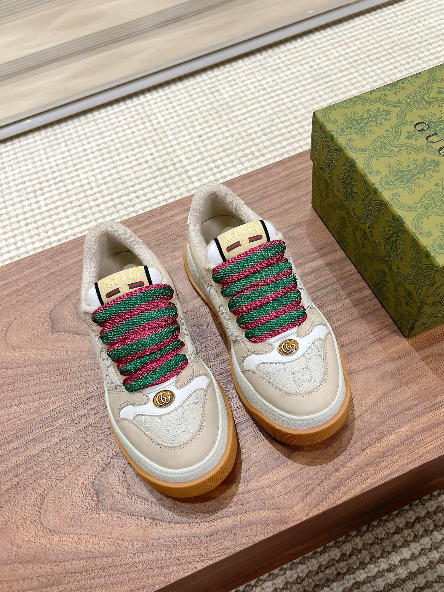 Gucci 2023 Thick-soled Dirty Shoes
